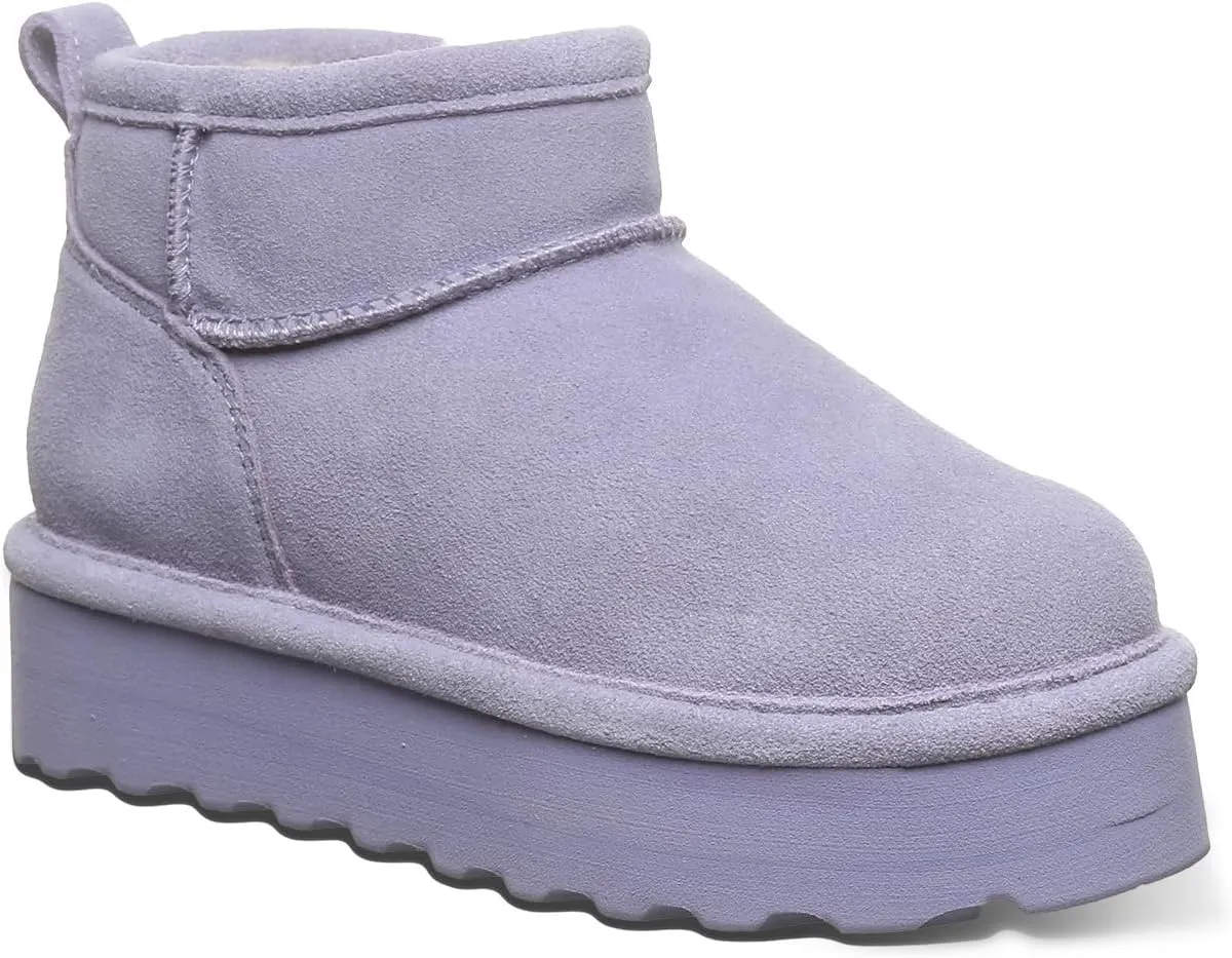 BEARPAW Retro Shorty Youth Boot | Youth's Ankle Boot | Youth's Slip On Boot | Comfortable Winter Boot