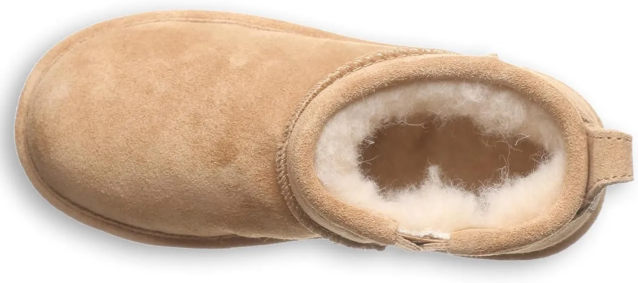 BEARPAW Retro Shorty Youth Boot | Youth's Ankle Boot | Youth's Slip On Boot | Comfortable Winter Boot