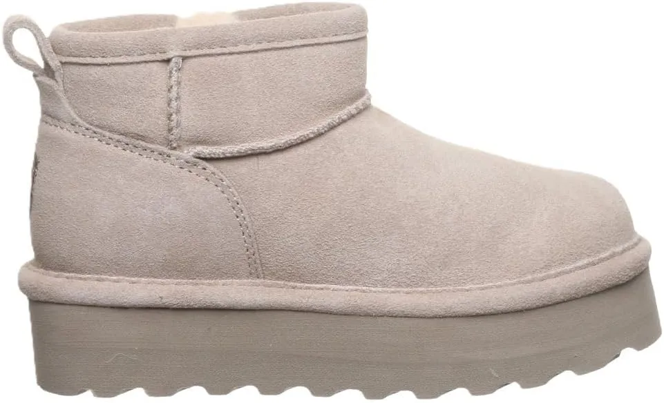 BEARPAW Retro Shorty Youth Boot | Youth's Ankle Boot | Youth's Slip On Boot | Comfortable Winter Boot