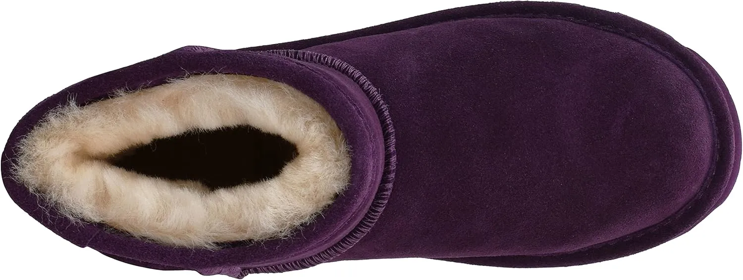 BEARPAW Women's Alyssa Multiple Colors | Women's Ankle Boot | Women's Slip On Boot | Comfortable Winter Boot