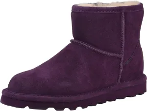 BEARPAW Women's Alyssa Multiple Colors | Women's Ankle Boot | Women's Slip On Boot | Comfortable Winter Boot