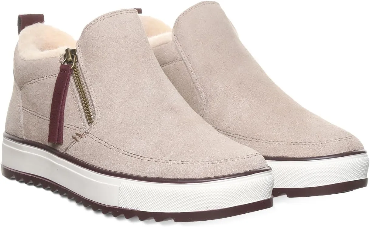 BEARPAW Women's Amanza Bootie | Classic Suede Zipper Boot | Comfortable Winter Boot | Multiple Colors & Sizes