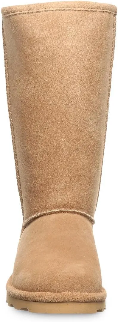 BEARPAW Women's Elle Tall Wide Multiple Colors | Women's Boot Classic Suede | Women's Slip On Boot | Comfortable Winter Boot