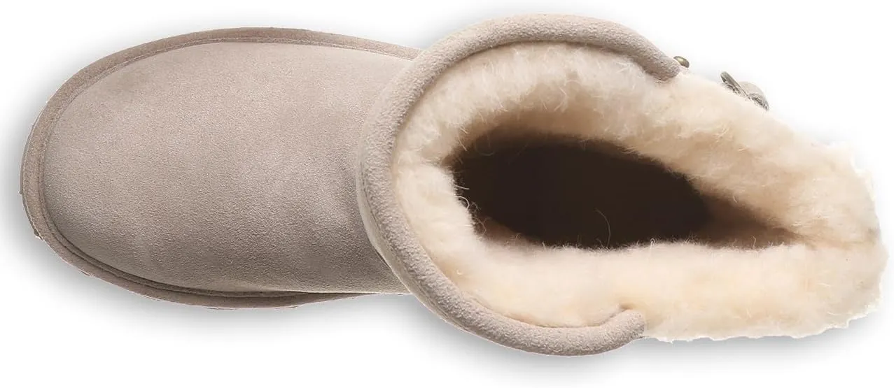 BEARPAW Women's Jenni Boot | Classic Suede Pull On Comfortable Winter Boot | Multiple Sizes & Colors