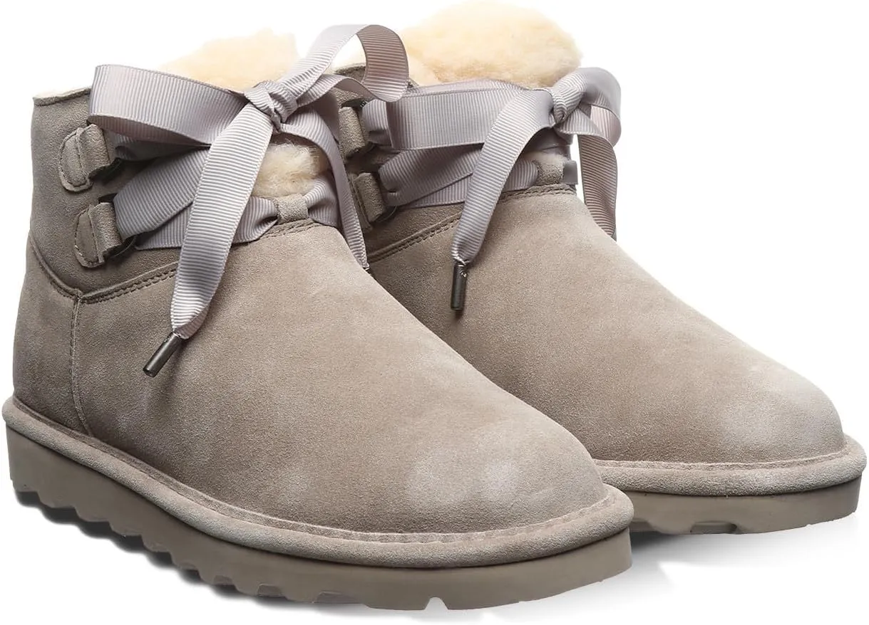 BEARPAW Women's Jessica | Multiple Sizes & Colors | Classic Suede Boot | Comfortable Slip On Boot