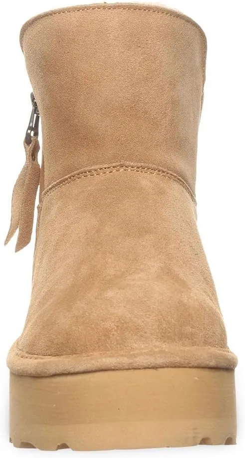 BEARPAW Women's Retro Maren Boot | Classic Suede Slip-On | Comfortable Winter Footwear | Multiple Colors & Sizes