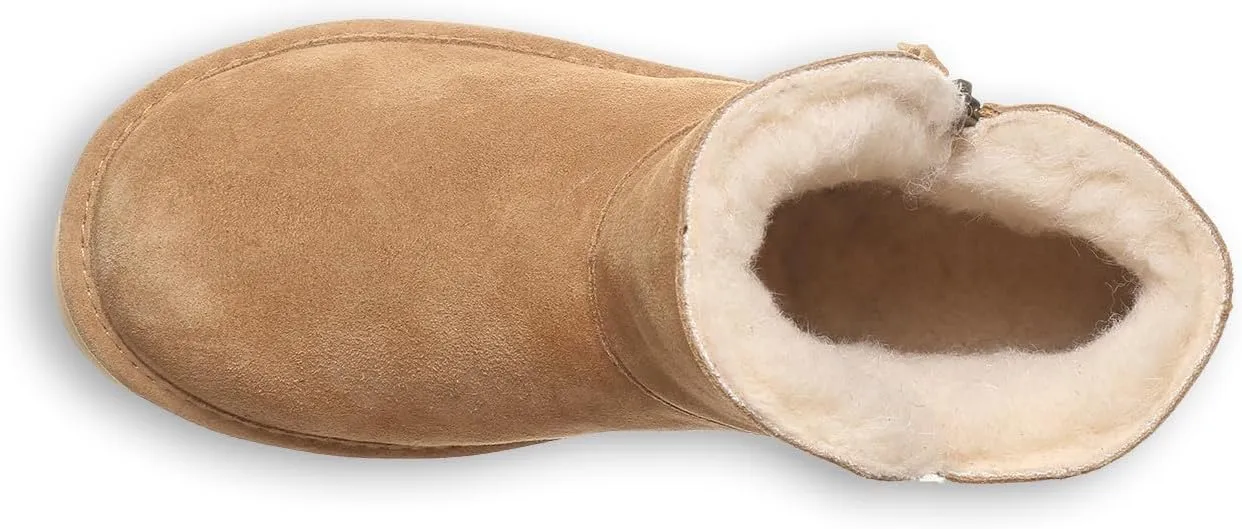 BEARPAW Women's Retro Maren Boot | Classic Suede Slip-On | Comfortable Winter Footwear | Multiple Colors & Sizes