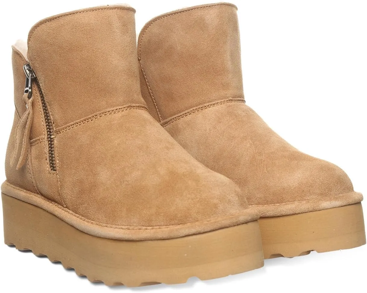 BEARPAW Women's Retro Maren Boot | Classic Suede Slip-On | Comfortable Winter Footwear | Multiple Colors & Sizes