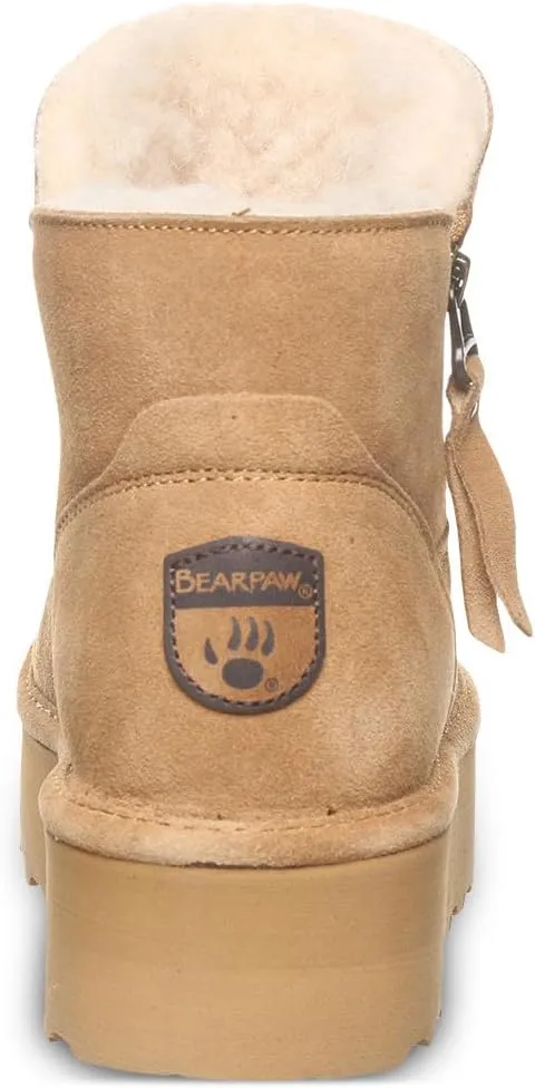 BEARPAW Women's Retro Maren Boot | Classic Suede Slip-On | Comfortable Winter Footwear | Multiple Colors & Sizes