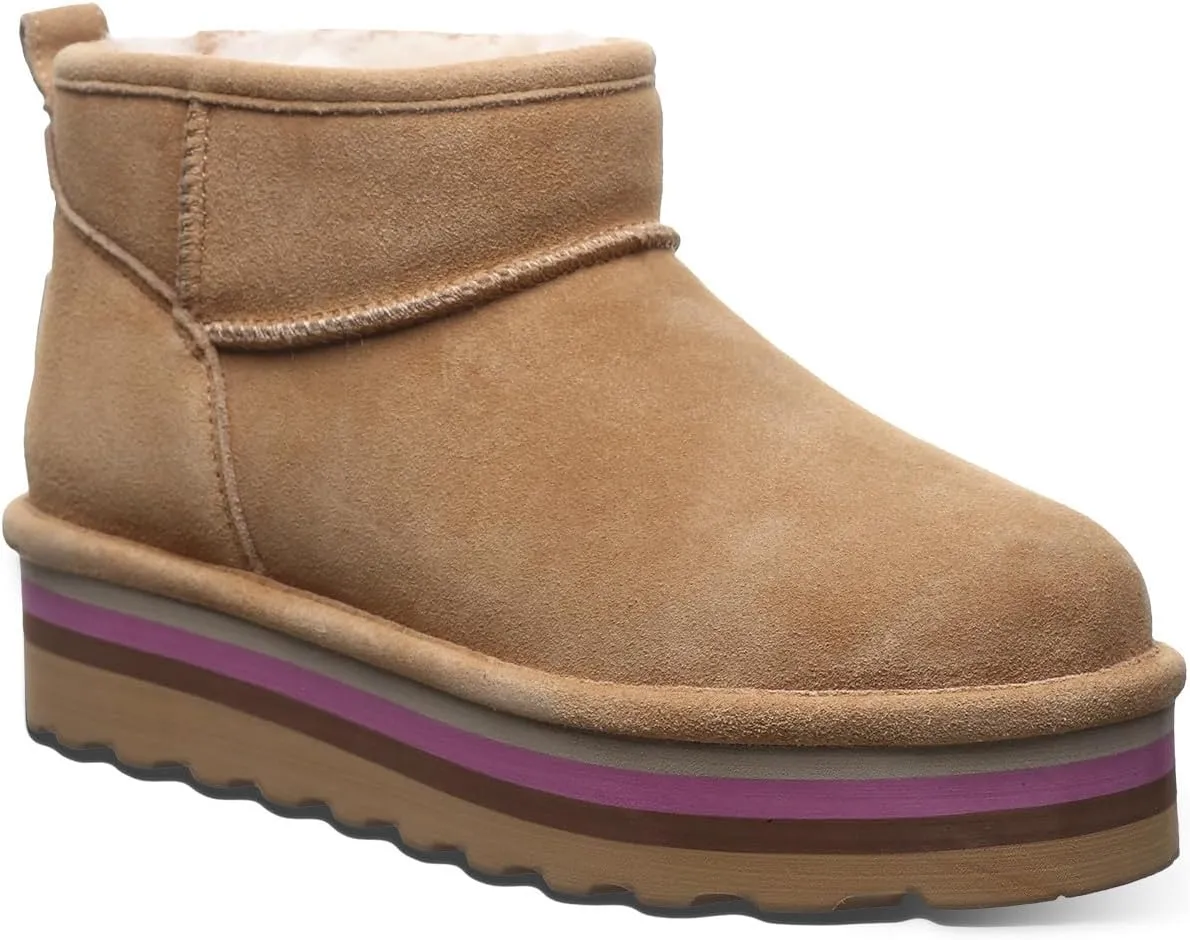 BEARPAW Women's Retro Shorty Boot | Women's Ankle Boot | Comfortable Winter Boot