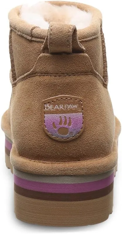 BEARPAW Women's Retro Shorty Boot | Women's Ankle Boot | Comfortable Winter Boot