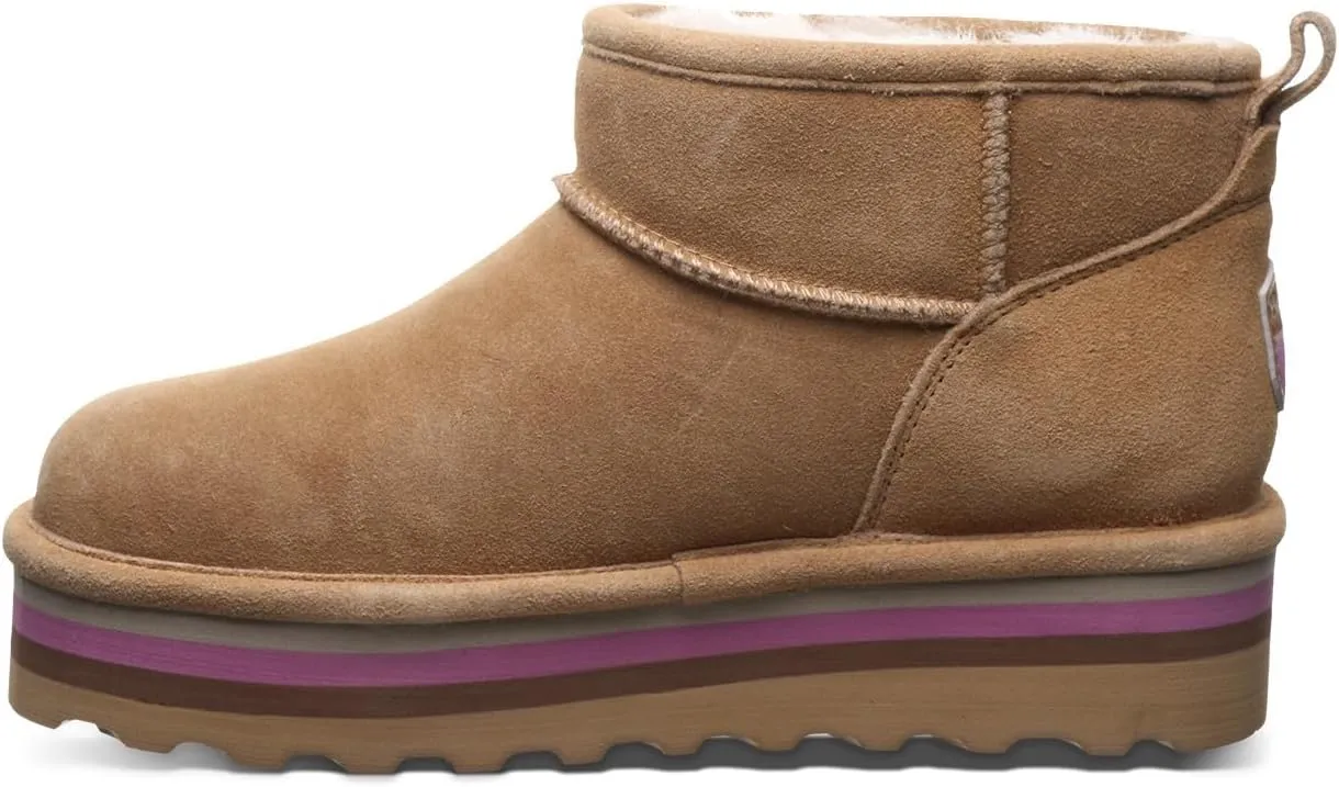 BEARPAW Women's Retro Shorty Boot | Women's Ankle Boot | Comfortable Winter Boot