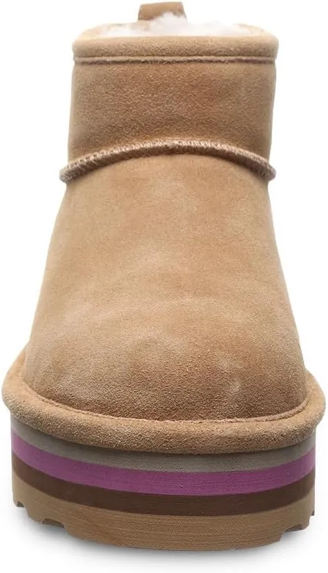 BEARPAW Women's Retro Shorty Boot | Women's Ankle Boot | Comfortable Winter Boot