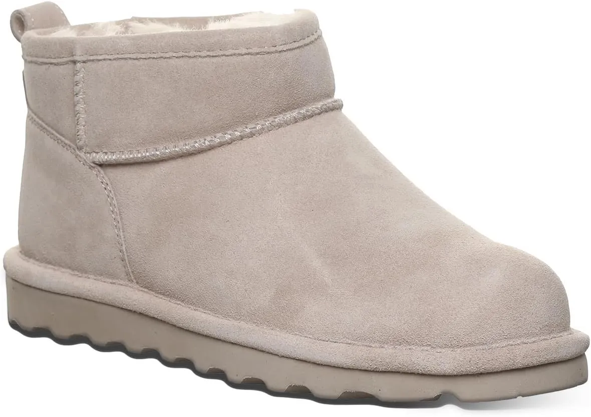 BEARPAW Women's Shorty Wide Multiple Colors | Women's Ankle Boot | Women's Slip On Boot | Comfortable Winter Boot