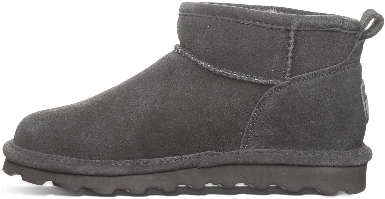 BEARPAW Women's Shorty Wide Multiple Colors | Women's Ankle Boot | Women's Slip On Boot | Comfortable Winter Boot