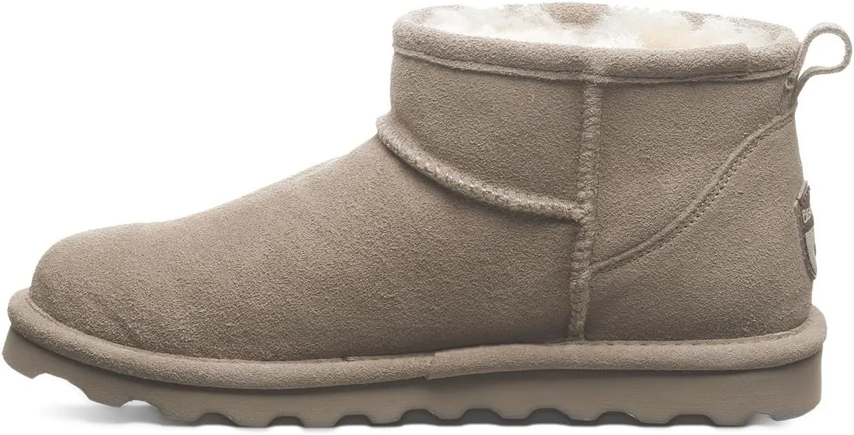 BEARPAW Women's Shorty Wide Multiple Colors | Women's Ankle Boot | Women's Slip On Boot | Comfortable Winter Boot