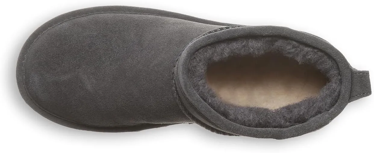 BEARPAW Women's Shorty Wide Multiple Colors | Women's Ankle Boot | Women's Slip On Boot | Comfortable Winter Boot