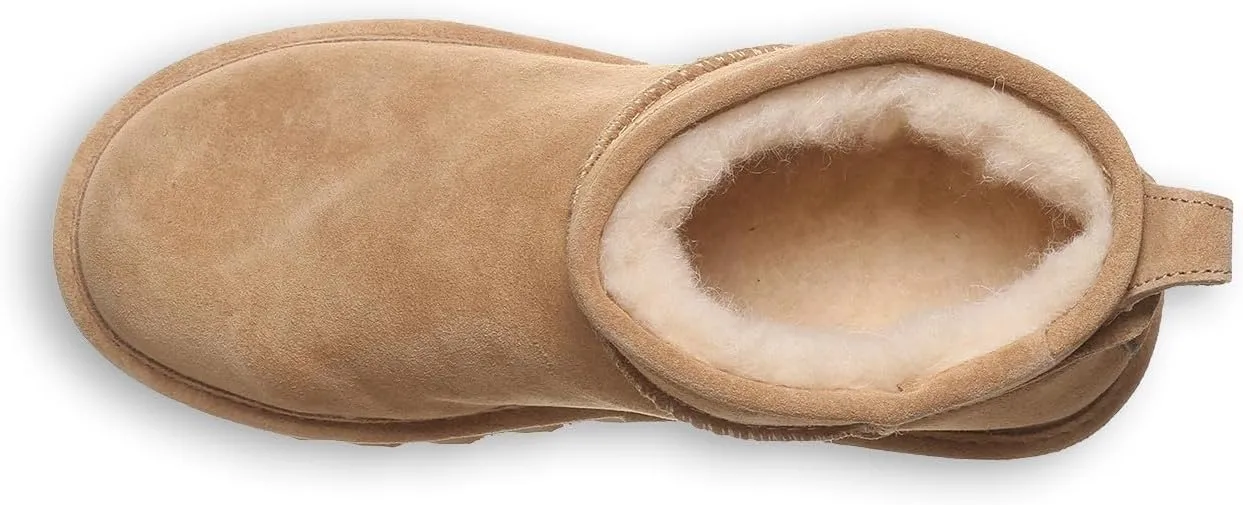 BEARPAW Women's Shorty Wide Multiple Colors | Women's Ankle Boot | Women's Slip On Boot | Comfortable Winter Boot