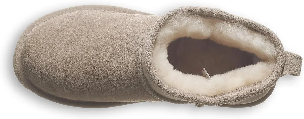 BEARPAW Women's Shorty Wide Multiple Colors | Women's Ankle Boot | Women's Slip On Boot | Comfortable Winter Boot