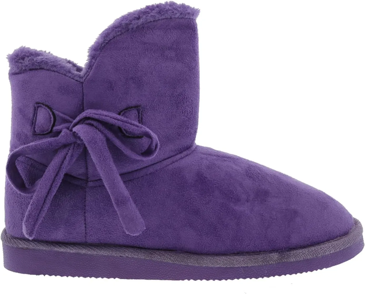 Bellini Ace Women's Short Microsuede Winter Boot With Bow