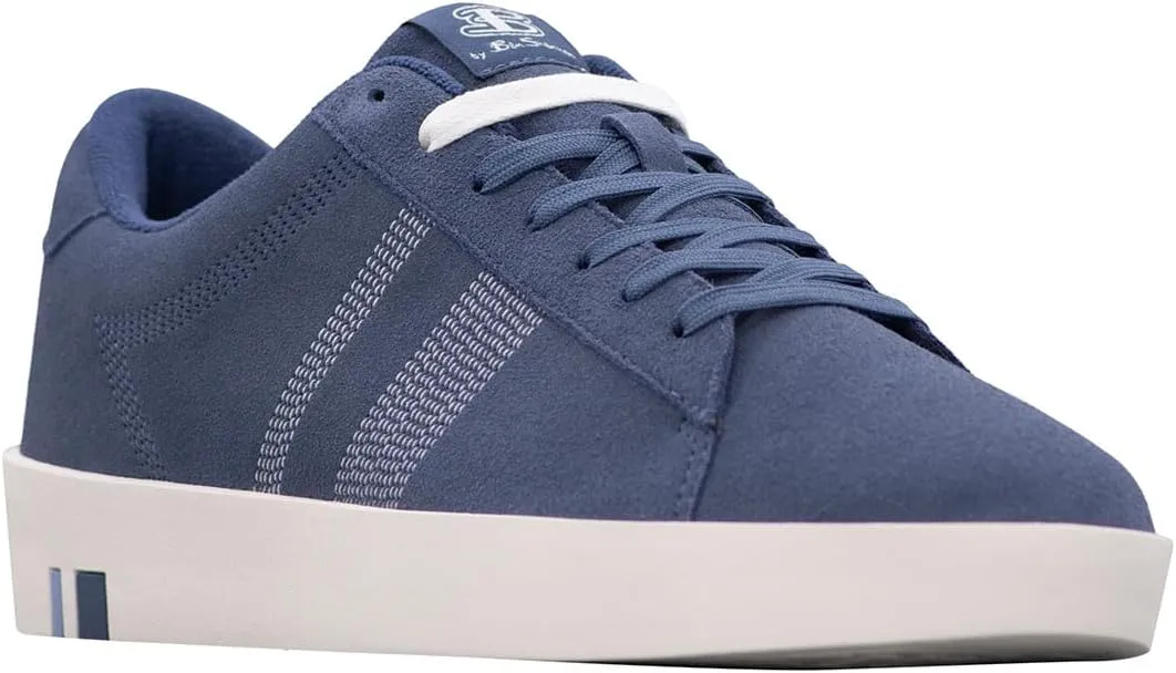 Ben Sherman Mens Boxwell Lace Up Sneakers Shoes Casual - Blue