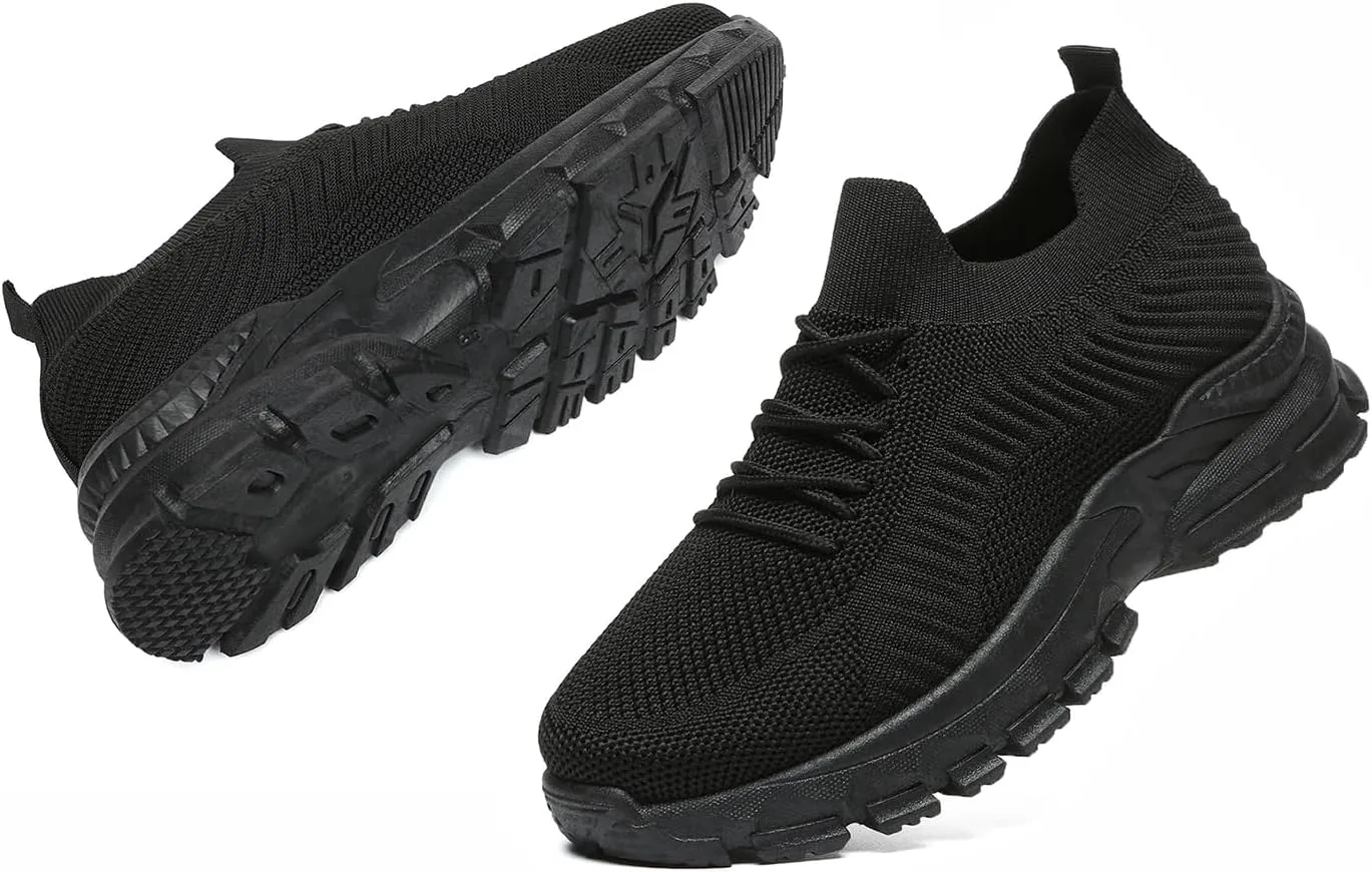 Bernal Sneakers for Women Work Tennis Shoes Fashion Soft Lightweight Mesh Breathable Non Slip Lace-UP Walking Shopping Shoes