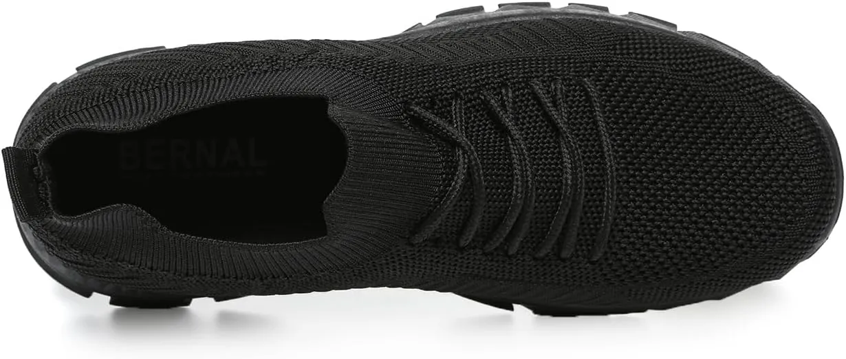 Bernal Sneakers for Women Work Tennis Shoes Fashion Soft Lightweight Mesh Breathable Non Slip Lace-UP Walking Shopping Shoes
