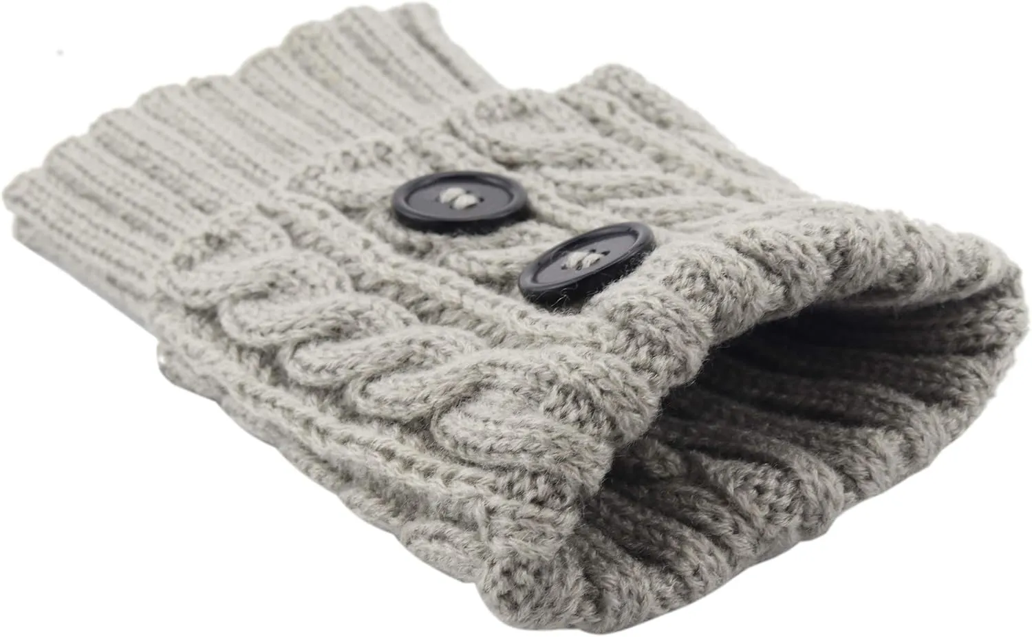 Bestjybt 3 Pairs Womens Short Boots Socks Crochet Knitted Boot Cuffs Leg Warmers Socks