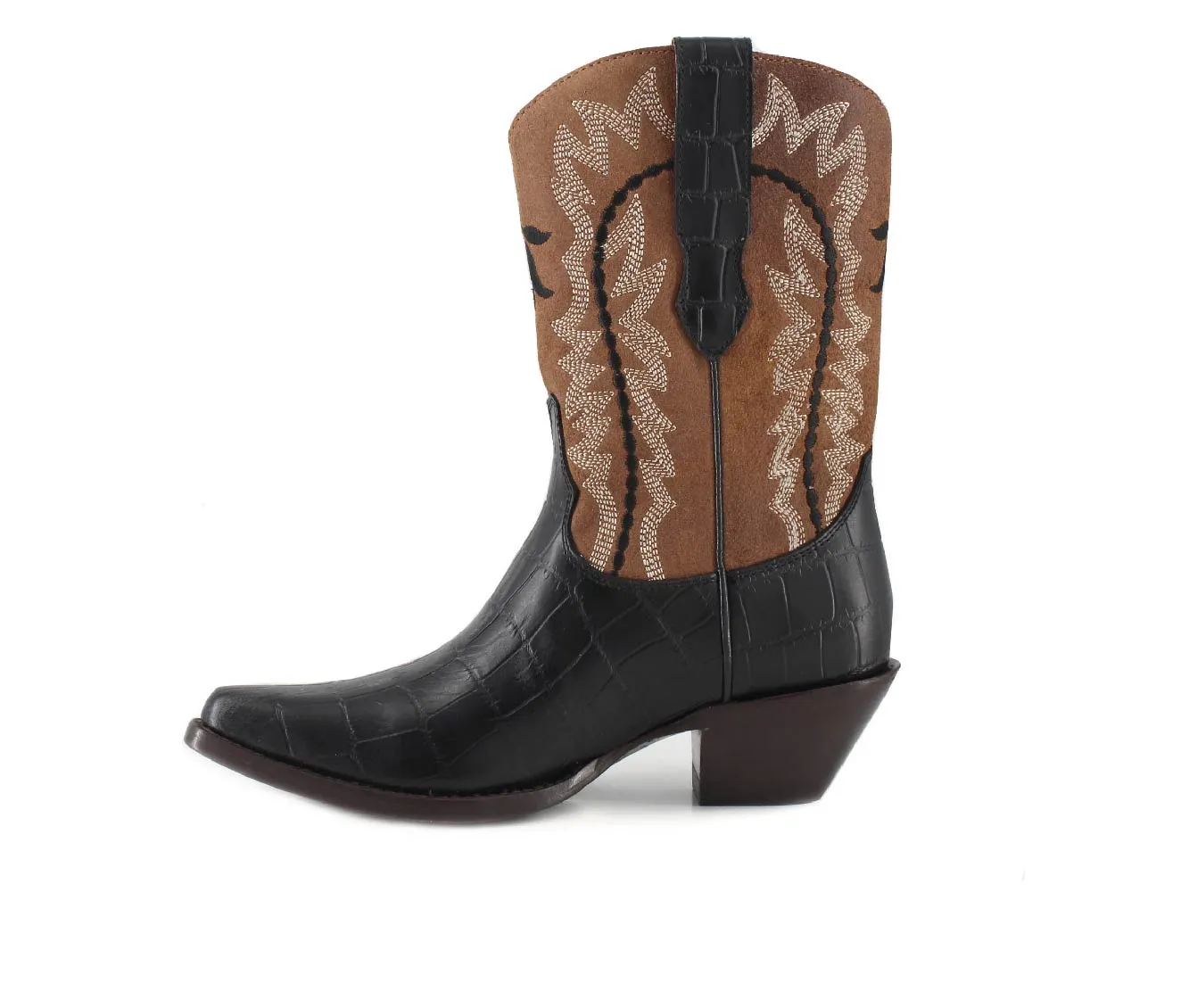 Bianca Leather Cowgirl Boots - Stylish & Comfortable by Buck & Brana