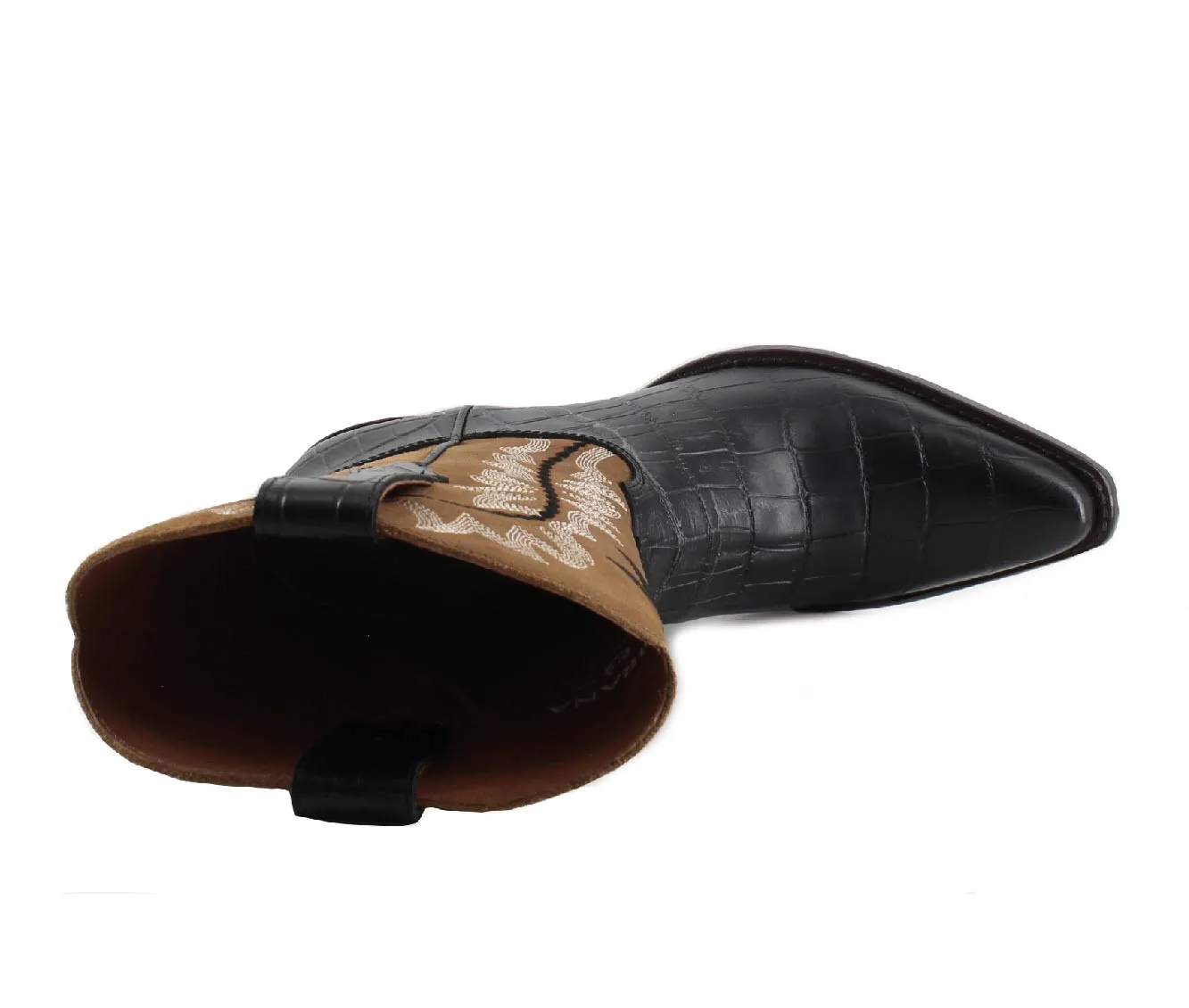 Bianca Leather Cowgirl Boots - Stylish & Comfortable by Buck & Brana