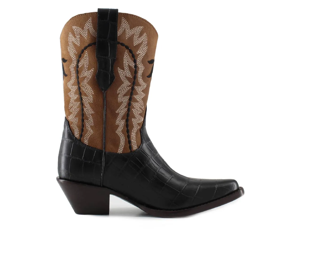 Bianca Leather Cowgirl Boots - Stylish & Comfortable by Buck & Brana
