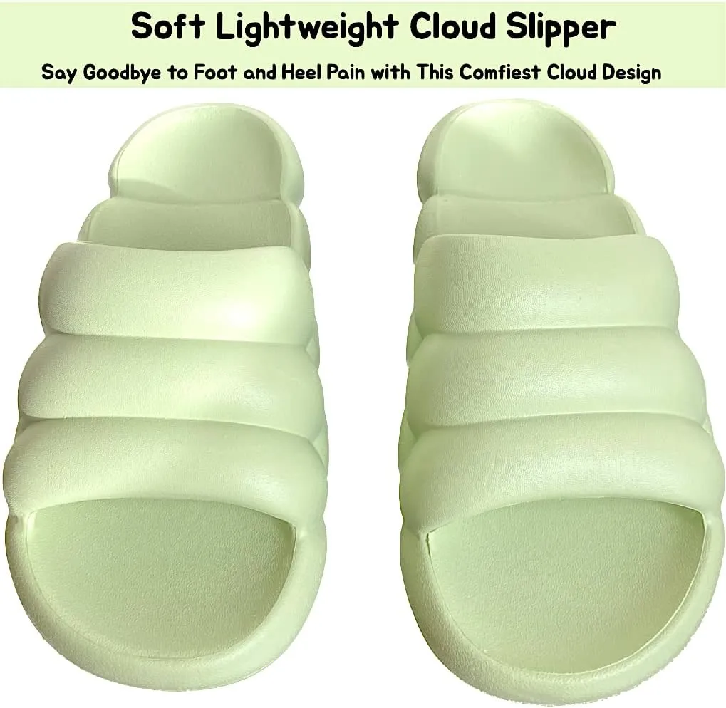 Billows Cloud Slippers for Women | Cloud Maternity Slippers | Indoor Outdoor Bubble Slides | Cloud Slides Women | Comfortable Light Non-Slip Womens Cloud Slippers | Multi-purpose Pillow Slides | Waterproof Cloud Slippers | Women Cloud Slides