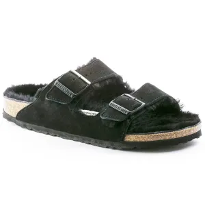 Birkenstock Arizona Shearling black suede/black shearling