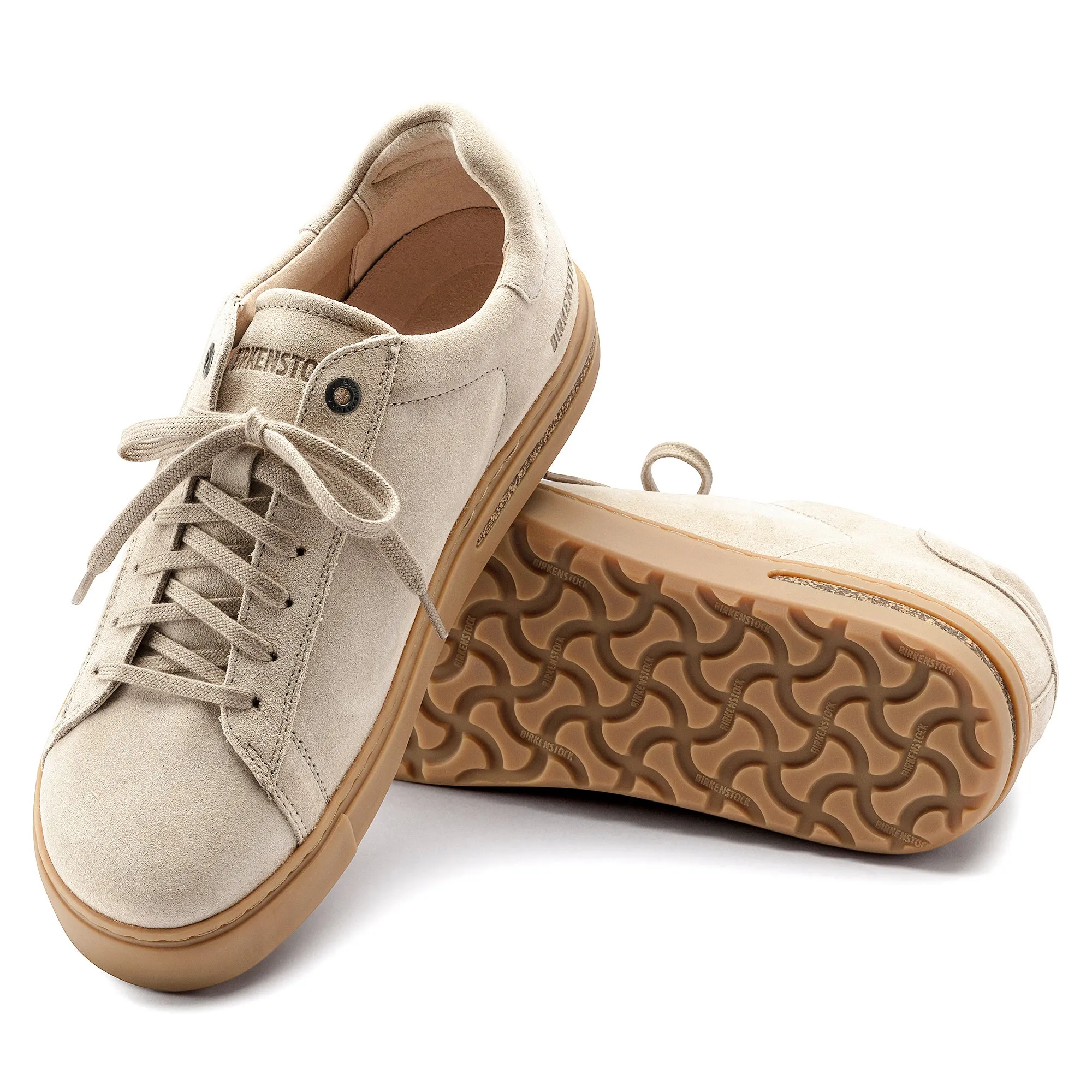 Birkenstock Bend Low sandcastle suede with tan sole