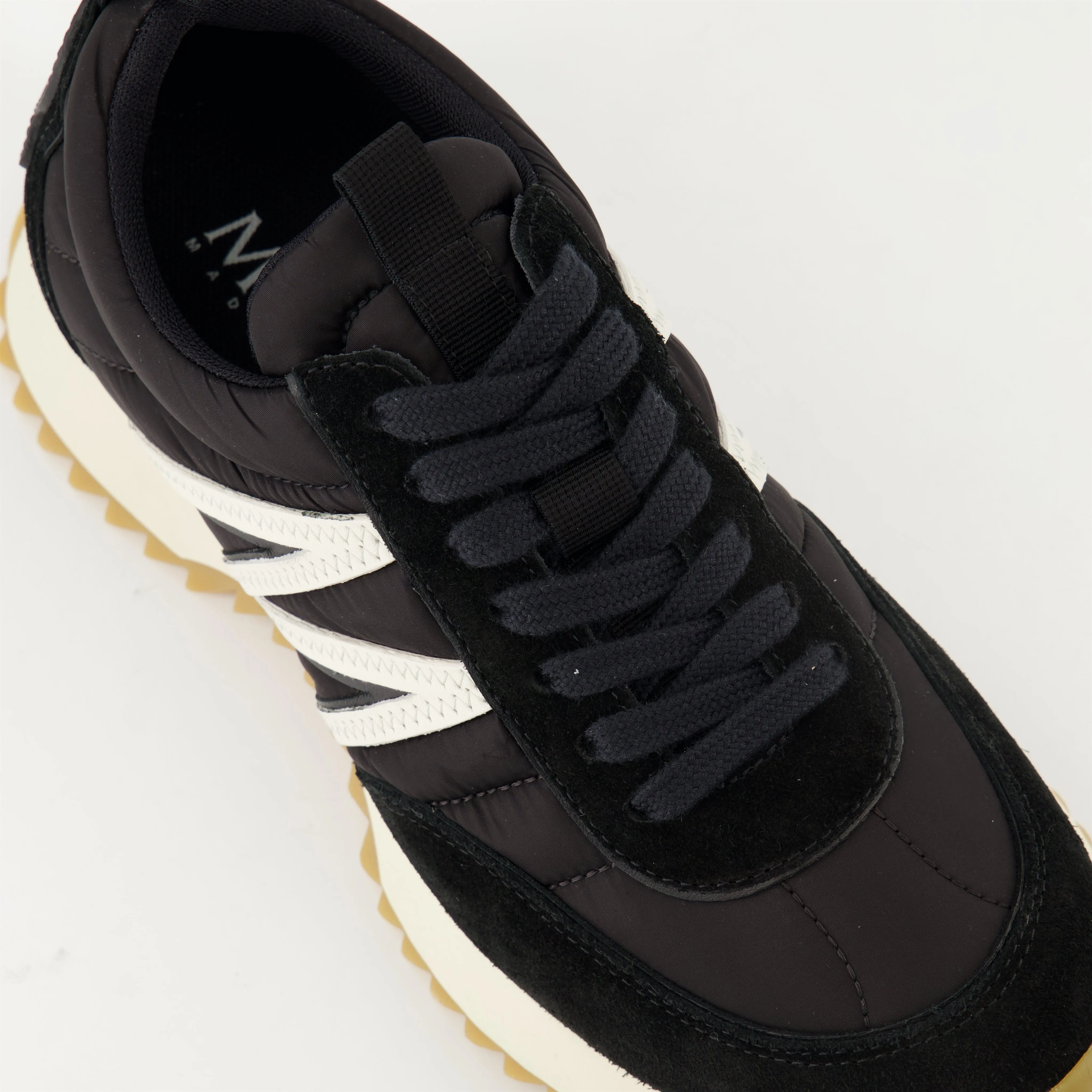 Black Nylon Pacey Sneakers