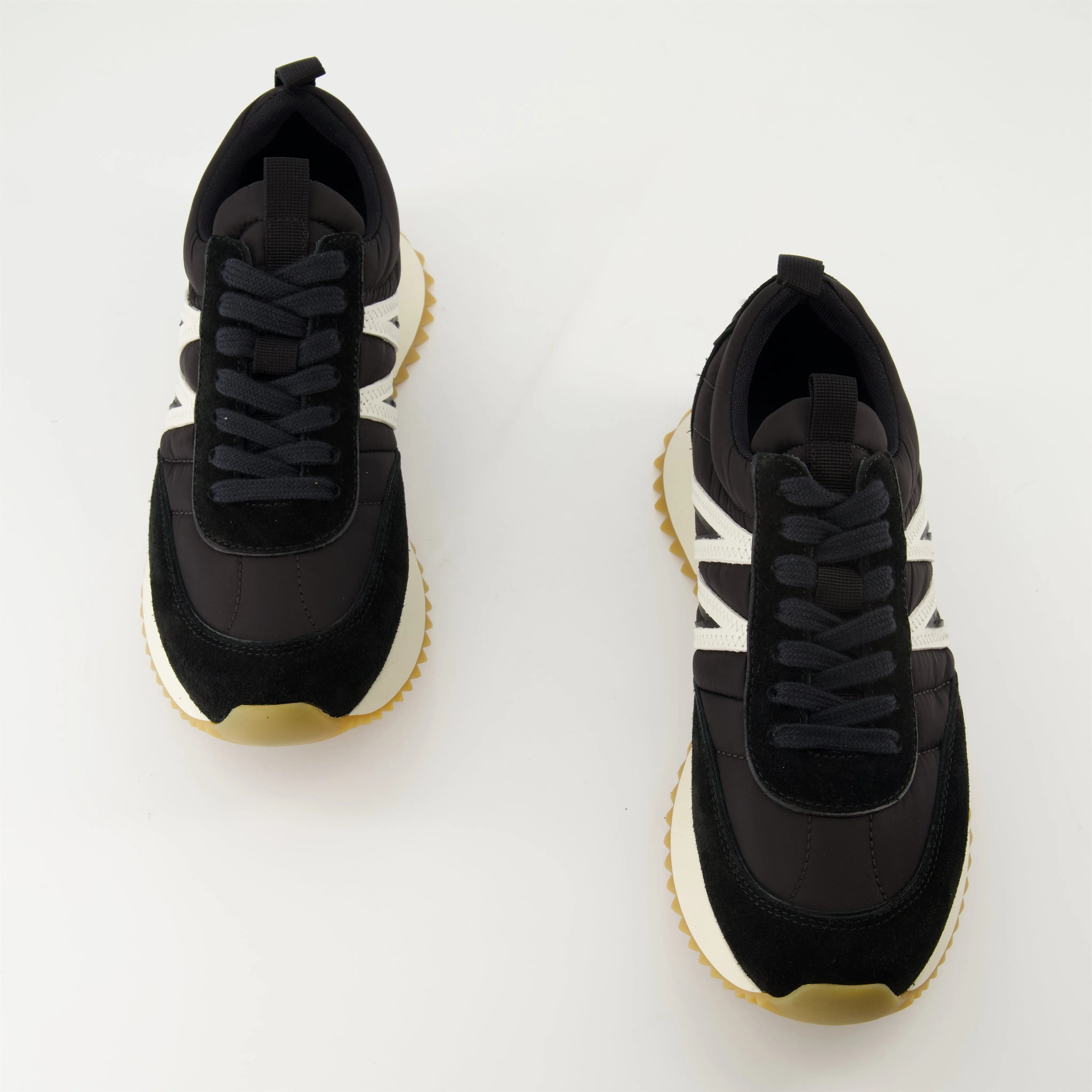 Black Nylon Pacey Sneakers