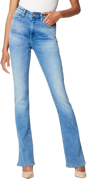 [BLANKNYC] Womens High Rise Mini Boot Cut Five Pocket Jeans, Stylish & Trendy Pants