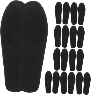Boot Insoles Women 20 Pack Felt Insoles Warm Comfortable Sole Pads for Winter