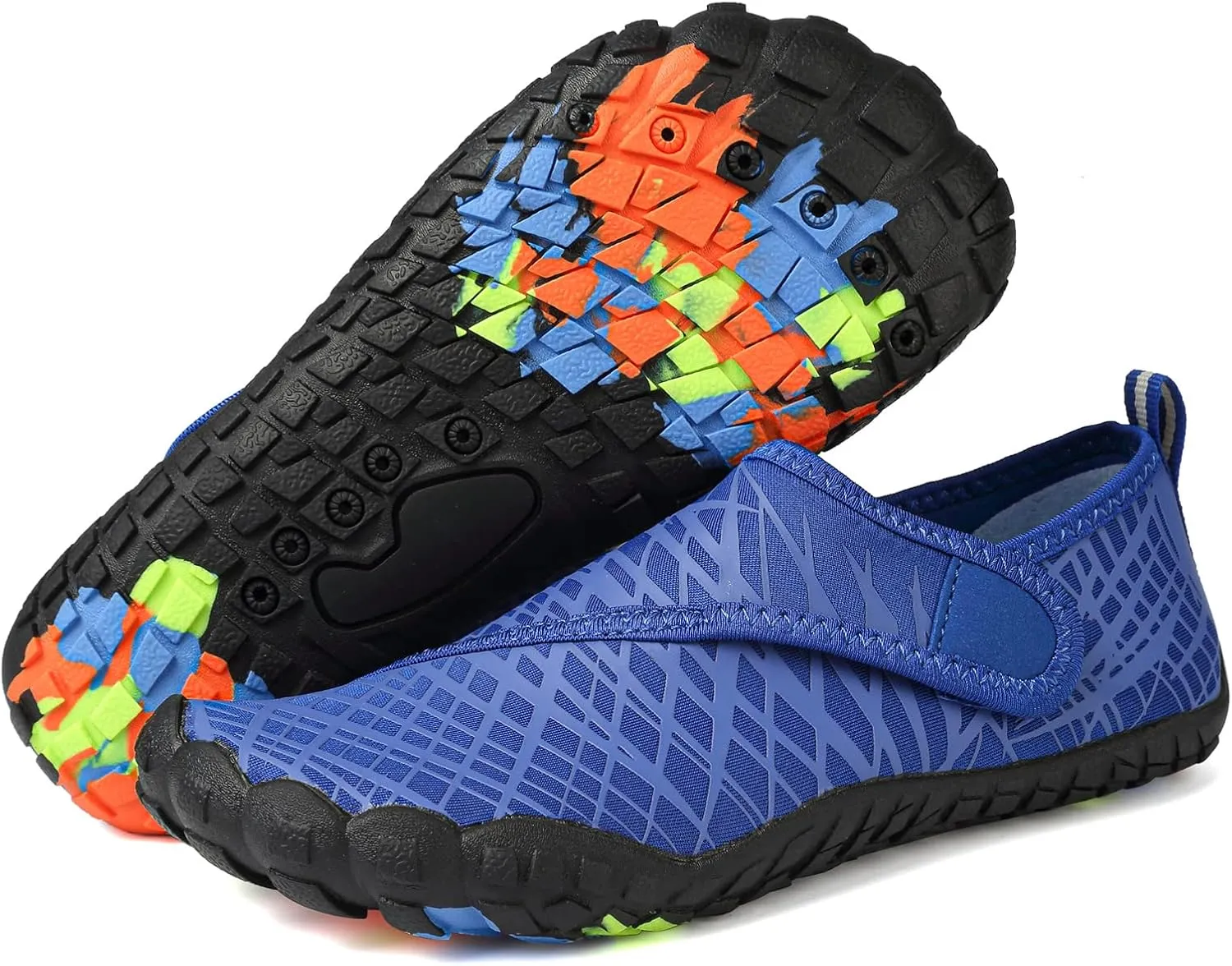 Boys & Girls Water Shoes Lightweight Comfort Sole Easy Walking Athletic Slip on Aqua 5 Toe Sock(Toddler/Little Kid/Big Kid)