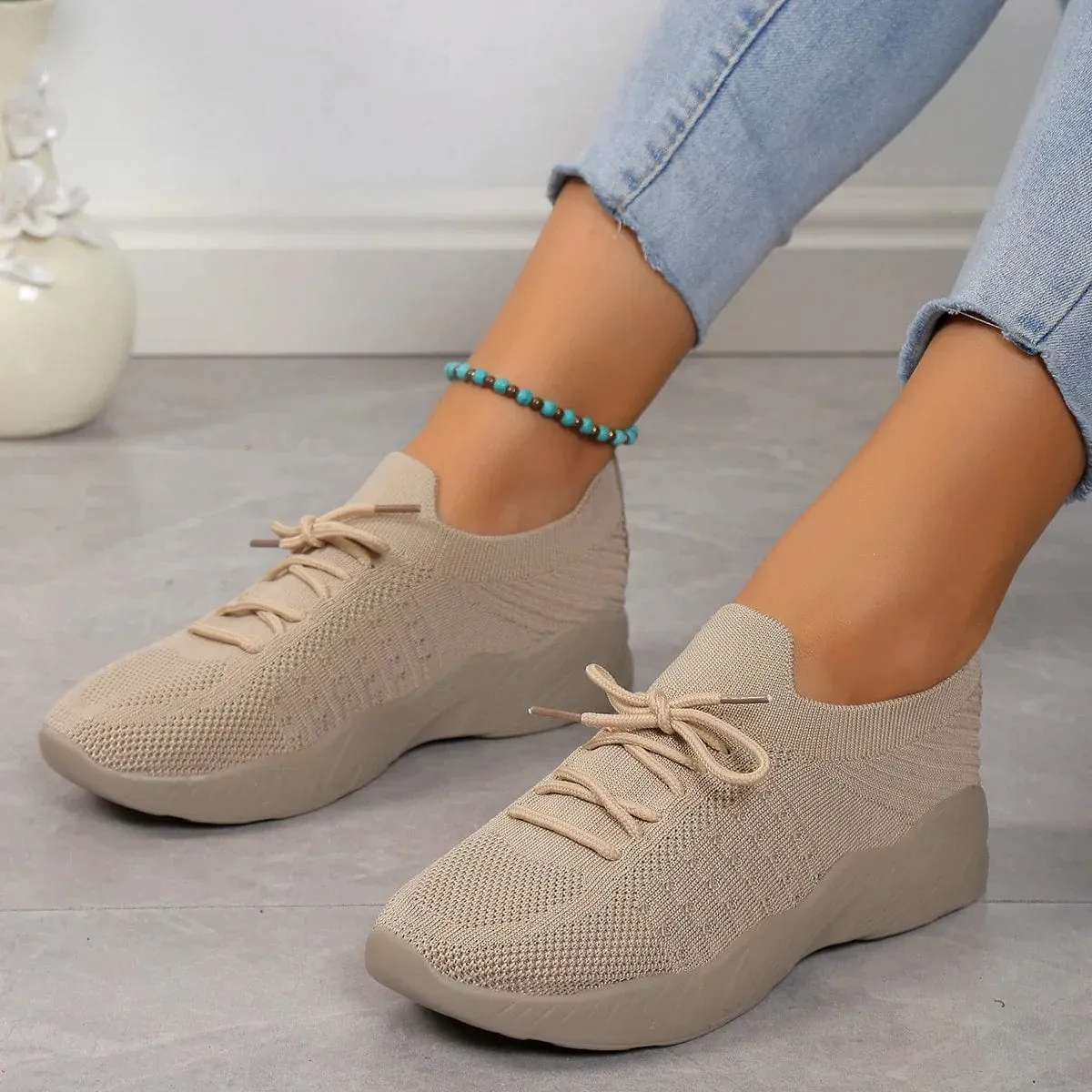 Calina™ Everyday - Flat-rate discount Touch-sensitive Breathable Sneaker