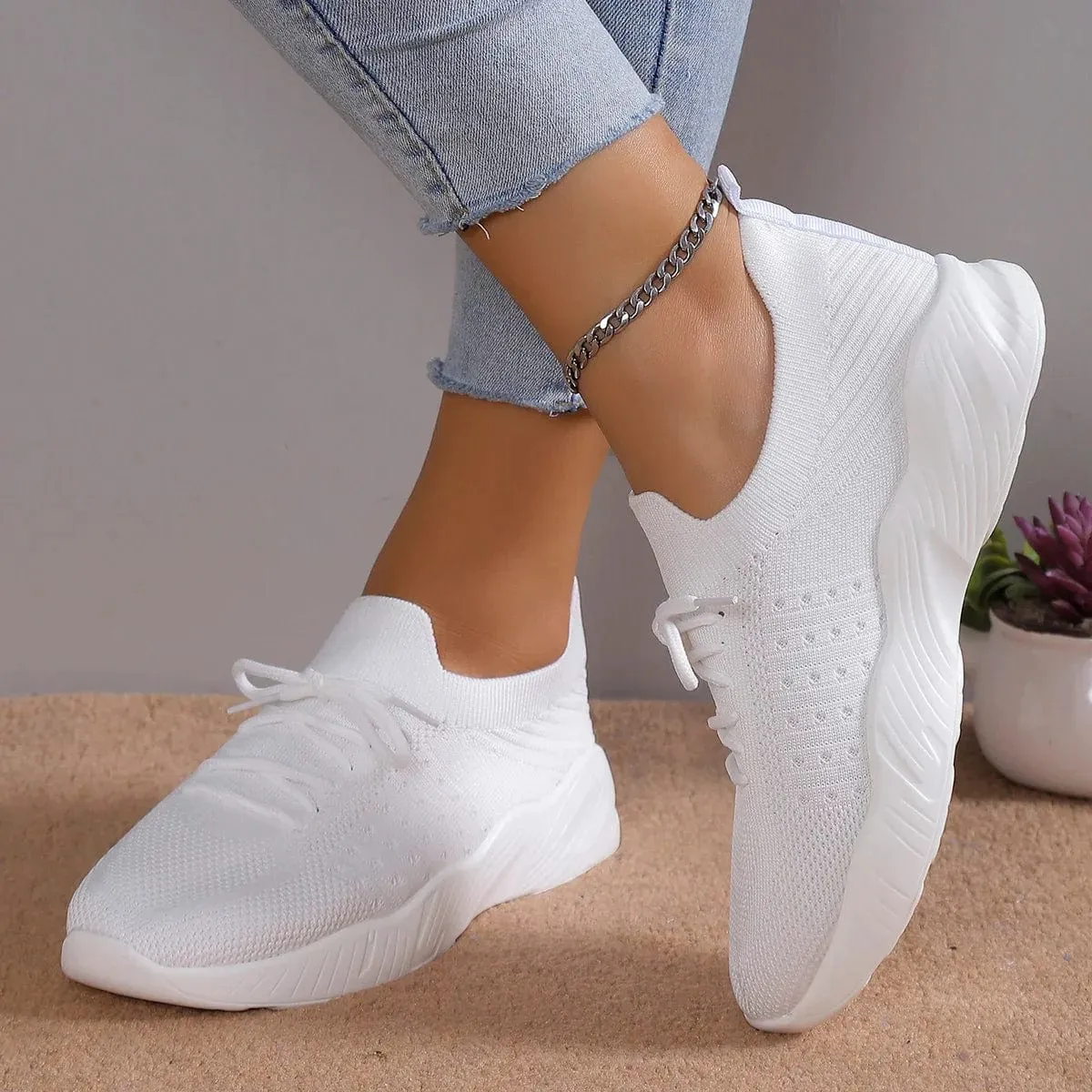 Calina™ Everyday - Flat-rate discount Touch-sensitive Breathable Sneaker
