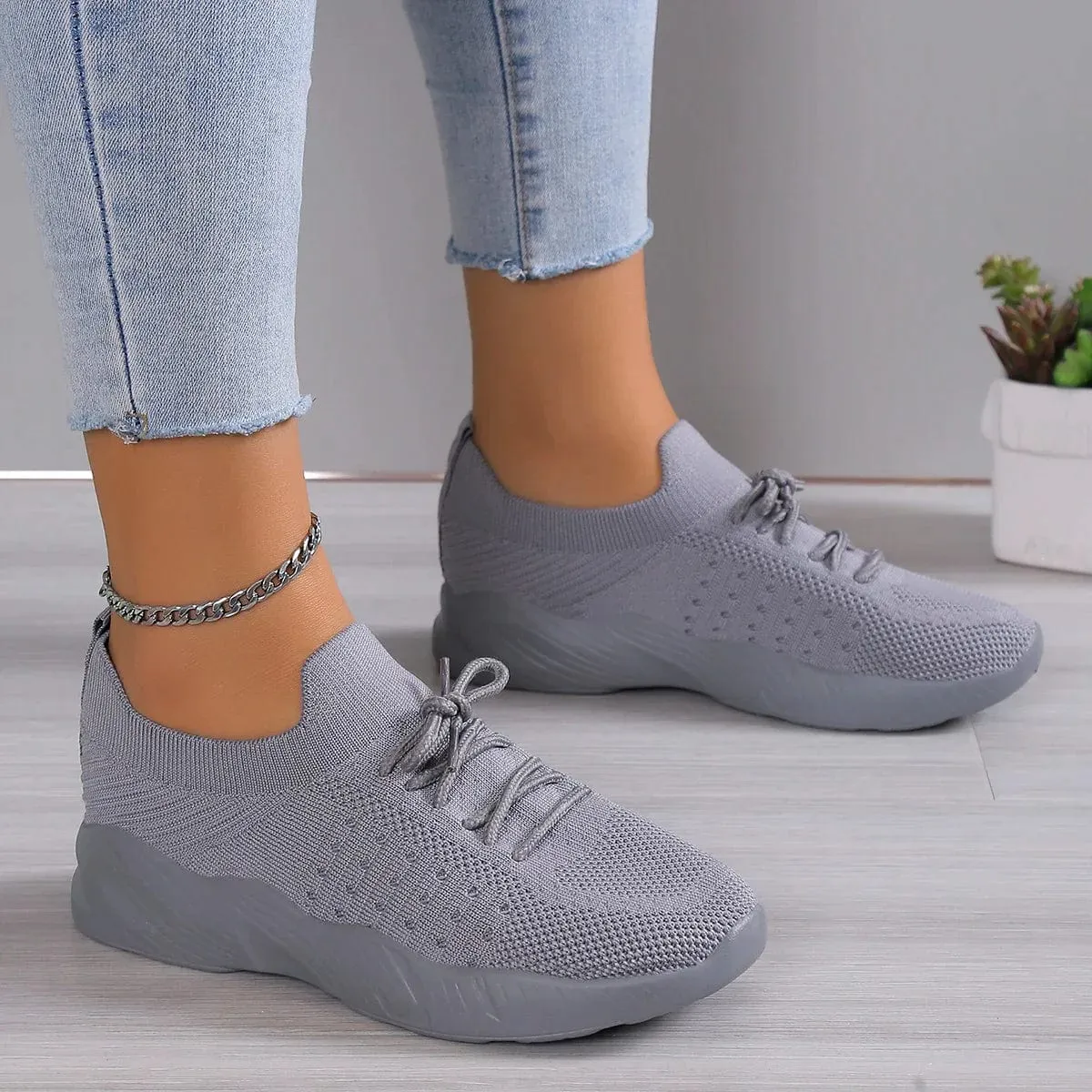 Calina™ Everyday - Flat-rate discount Touch-sensitive Breathable Sneaker