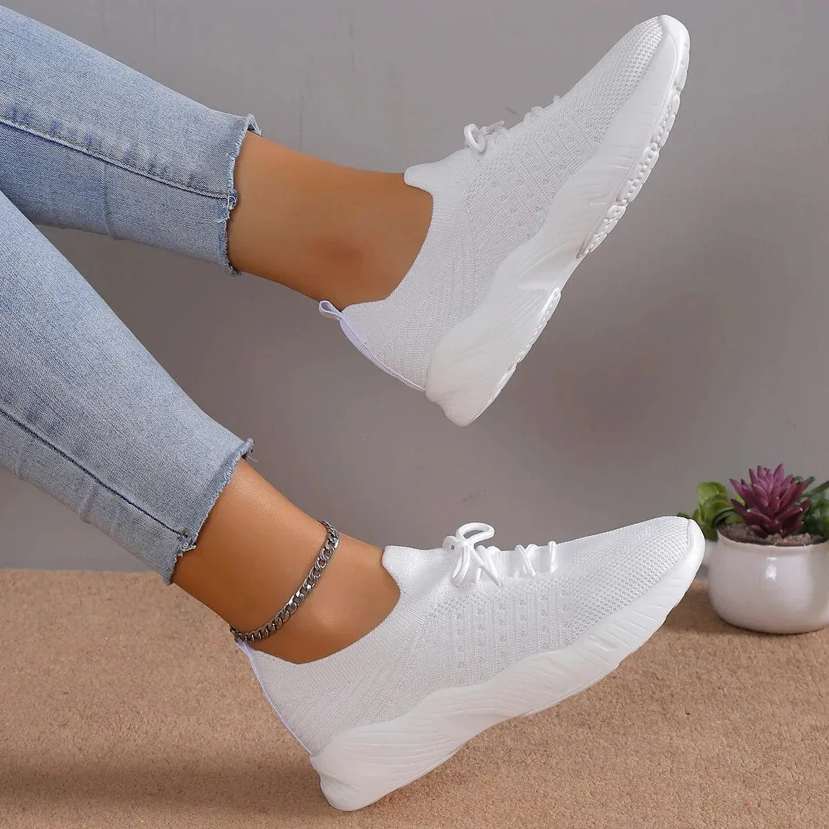 Calina™ Everyday - Flat-rate discount Touch-sensitive Breathable Sneaker