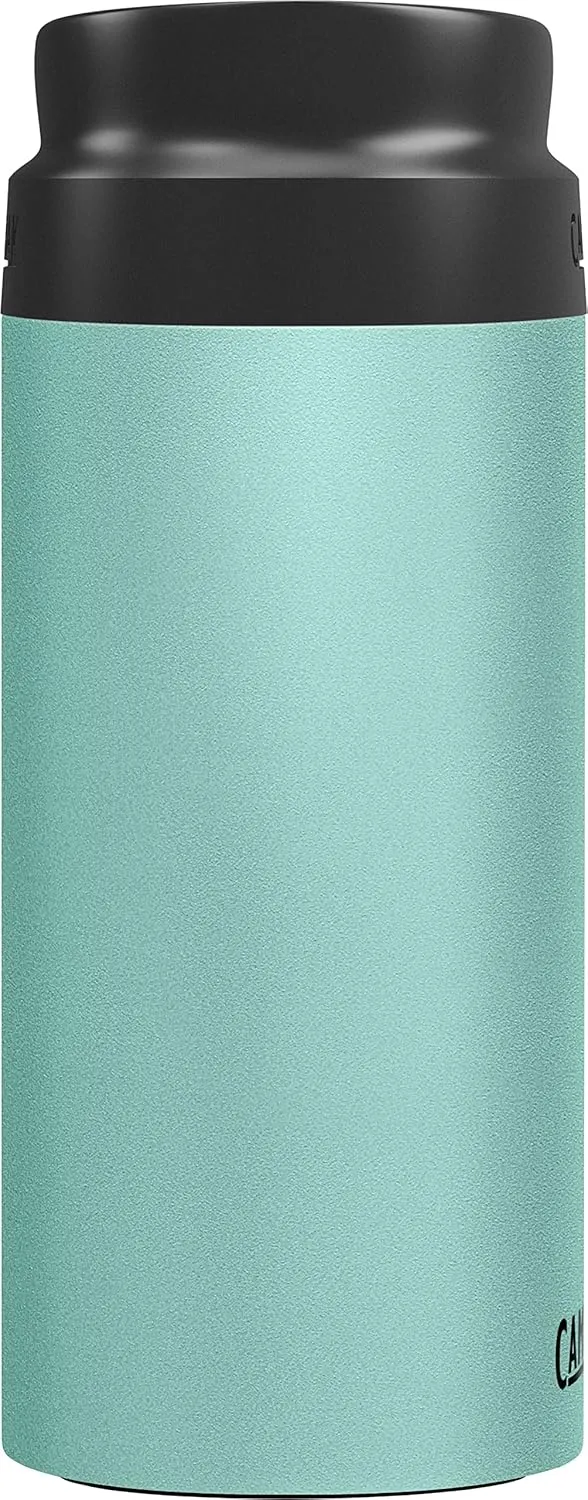CamelBak Forge Flow Coffee & Travel Mug, Insulated Stainless Steel - Non-Slip Silicon Base - Easy One-Handed Operation - 12oz, Coastal