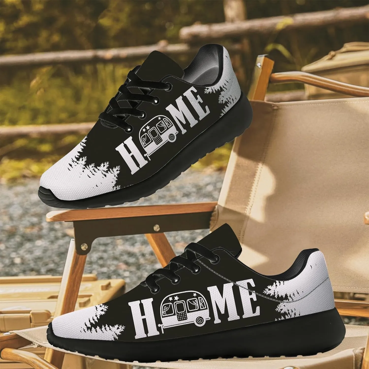Camper Shoes for Women Men Running Shoes Walking Sneakers Black Tennis Shoes Gifts for Women Men