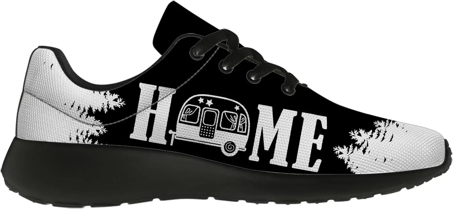 Camper Shoes for Women Men Running Shoes Walking Sneakers Black Tennis Shoes Gifts for Women Men