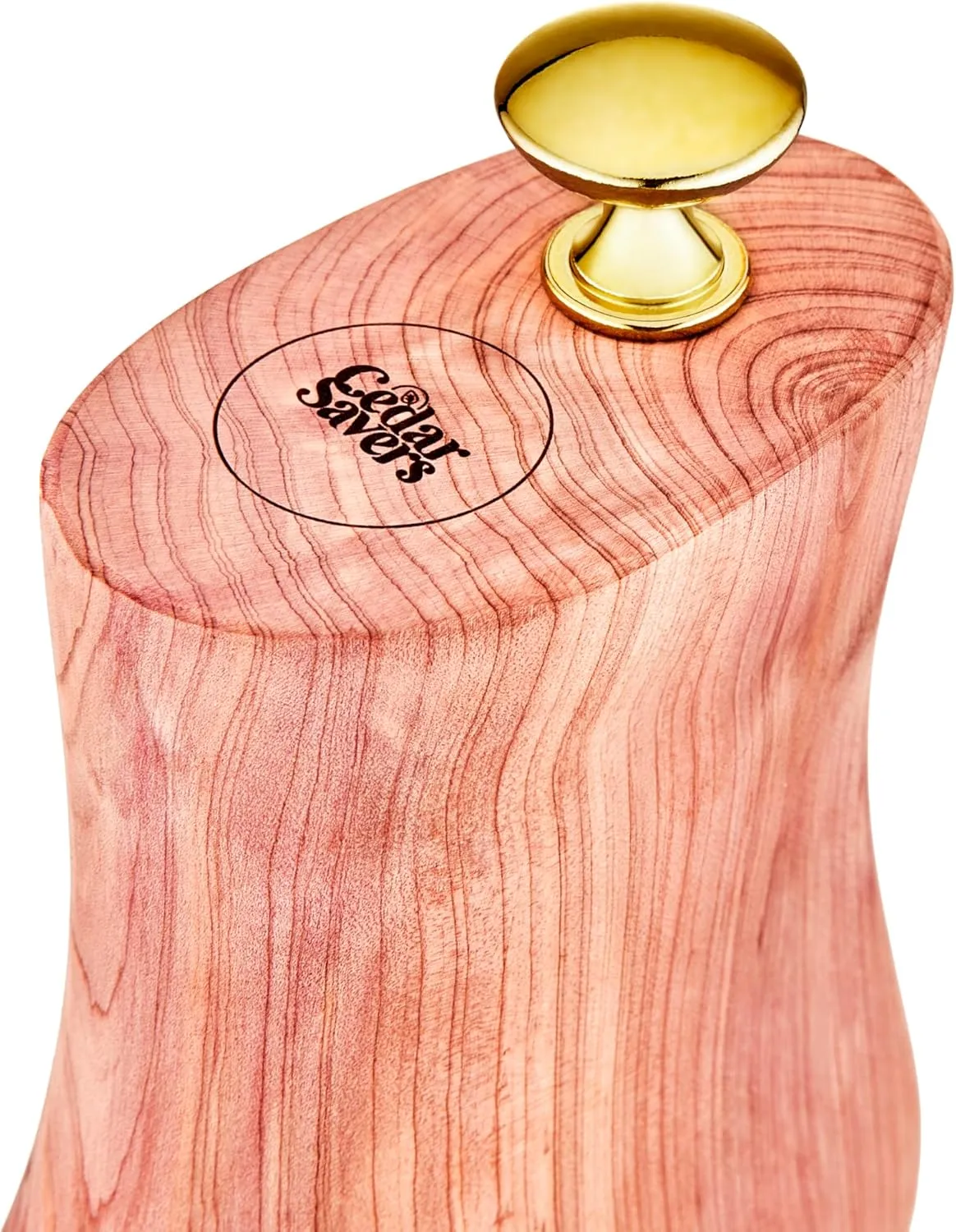 Cedar Boot Tree for Men - Natural Aromatic Wood Boot Tree Grown In USA, For Boots & Shoes, Storage Bag Included