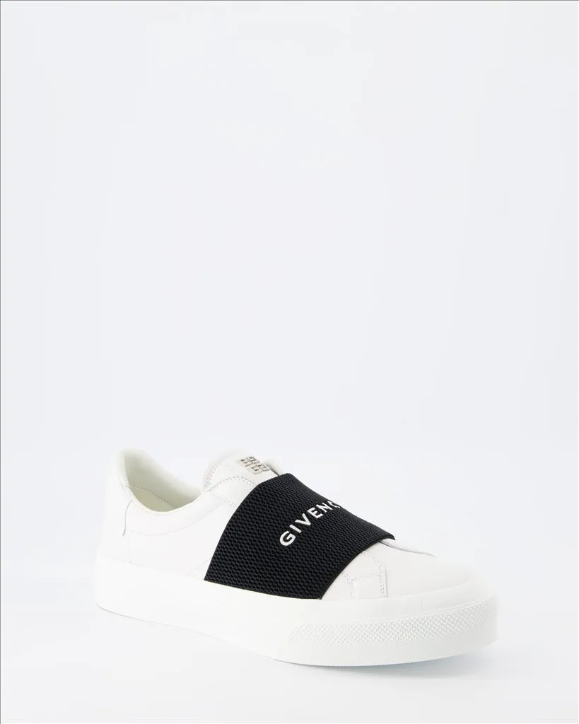City White and Black Sneakers