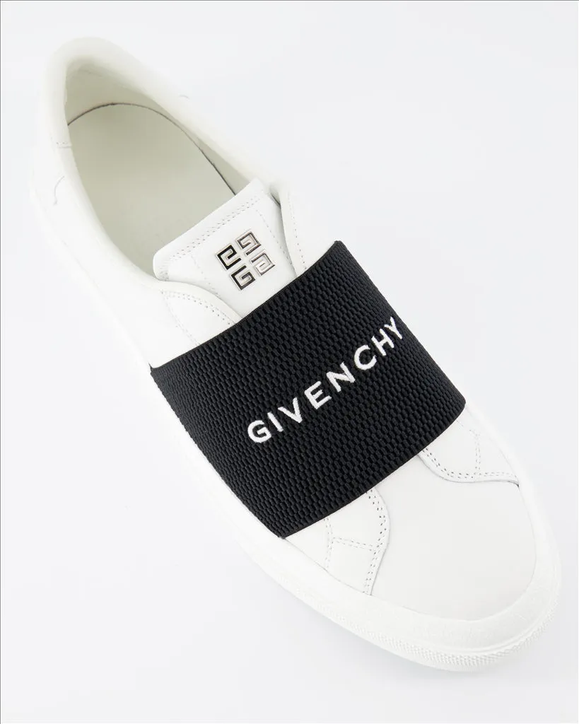 City White and Black Sneakers