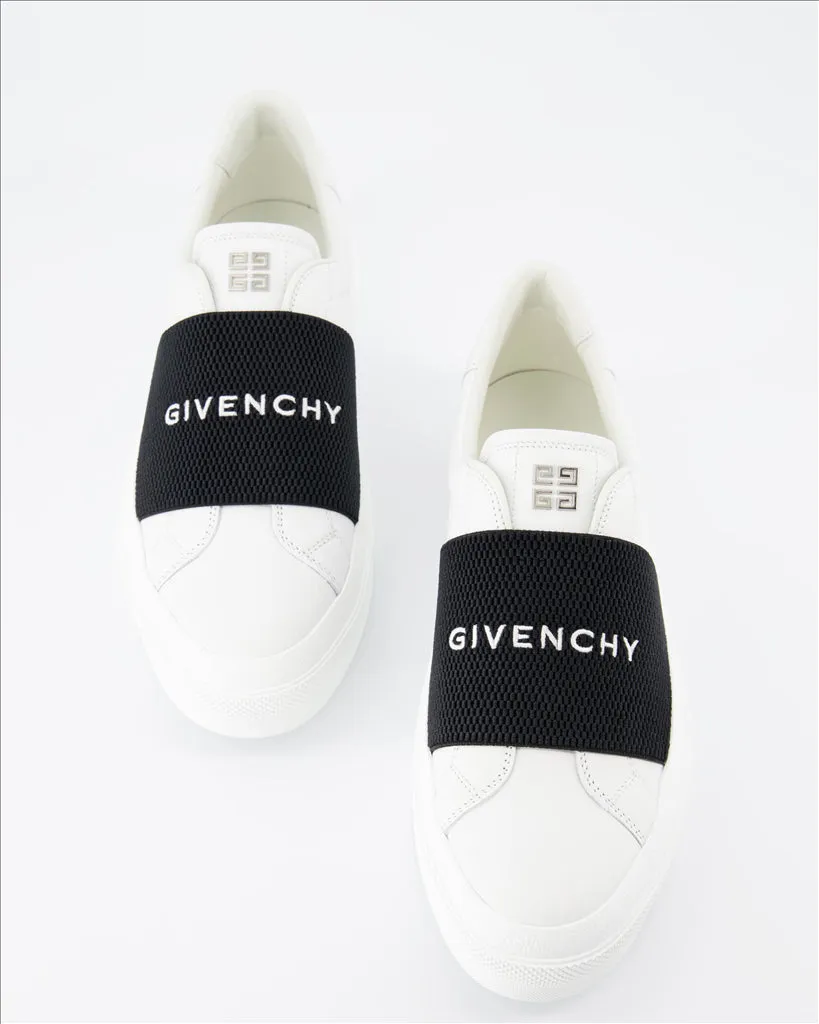 City White and Black Sneakers